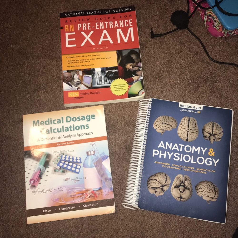 Nursing Prerequisite books